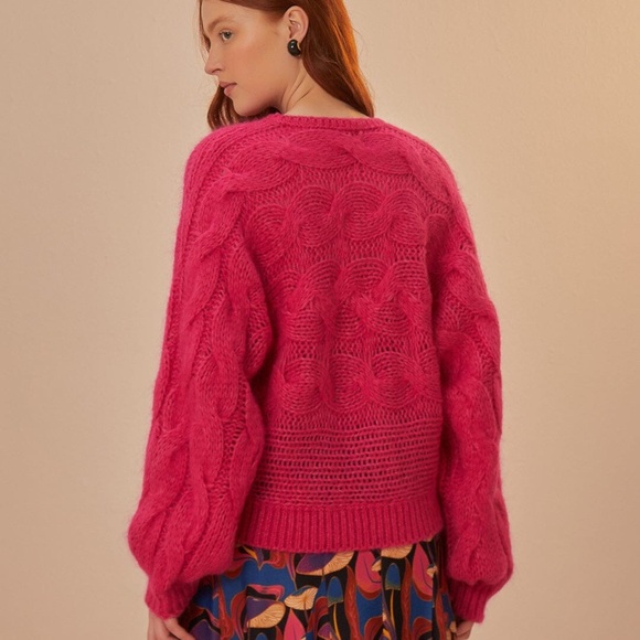 Farm Rio Maxi cable sweater - Picture 2 of 8